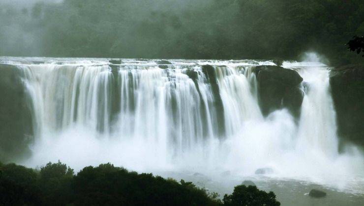Athirappilly-Vazhachal Water Falls at Athirappilly