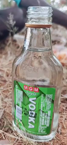 MGM Vodka bottle