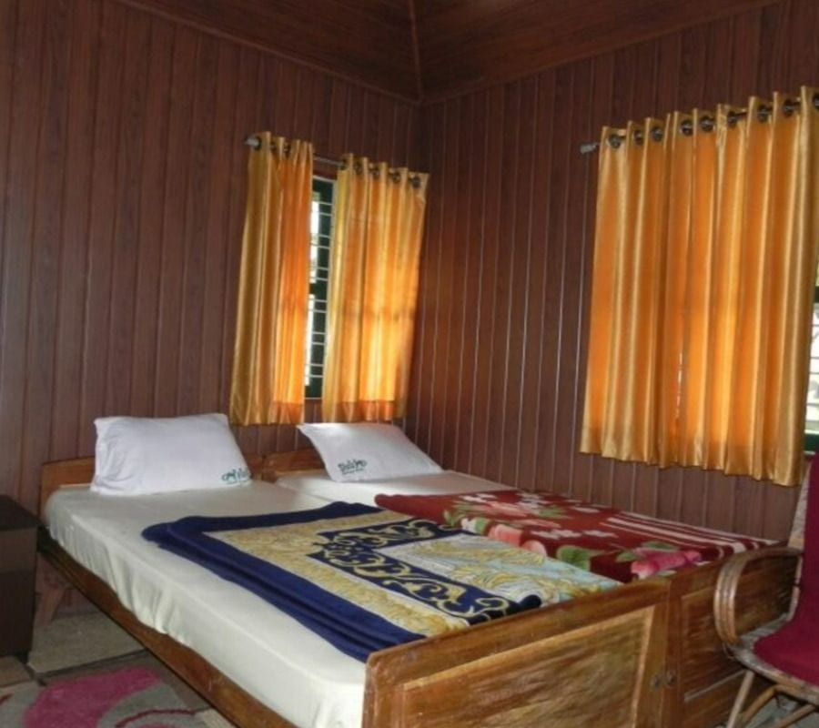 Park Entry pack -21 ( Bison 2 Loghouse) at Shola National Park