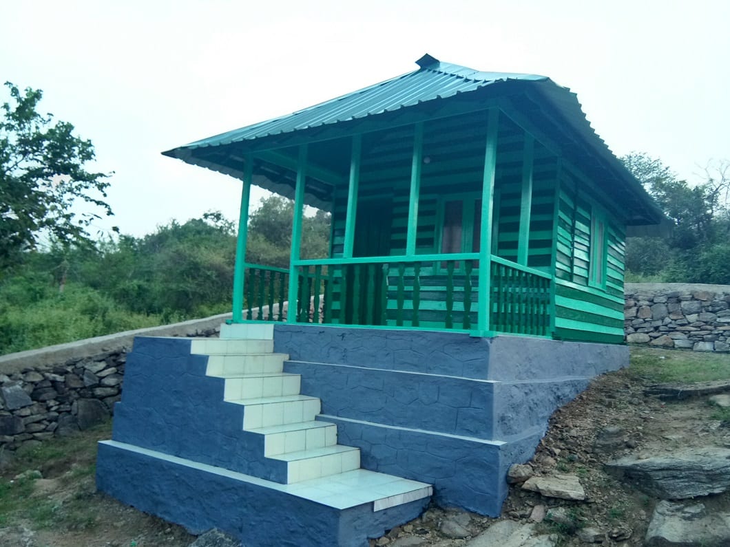 Park Entry Pack-14 ( Jellimala loghouse) at Chinnar Wildlife Sanctuary