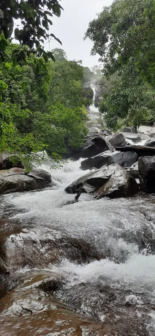 Banasuramala - Meenmutty Water Falls at Banasuramala - Meenmutty Water Falls