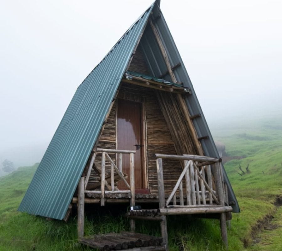 Park Entry Pack-32 ( A Frame loghouse) at Shola National Park