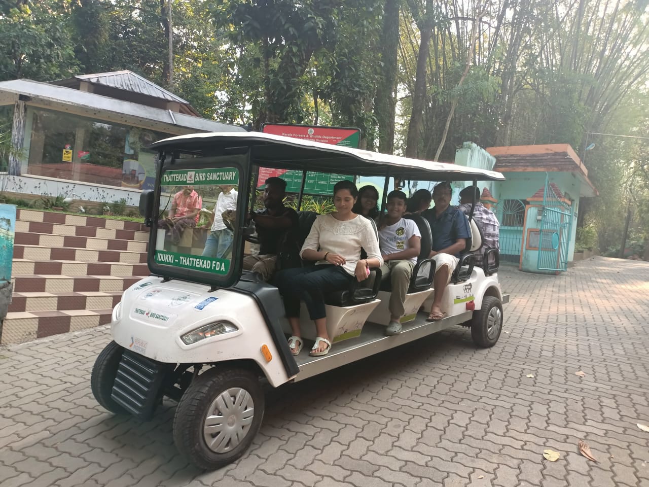 Buggy car at Thattekad Bird Sanctuary