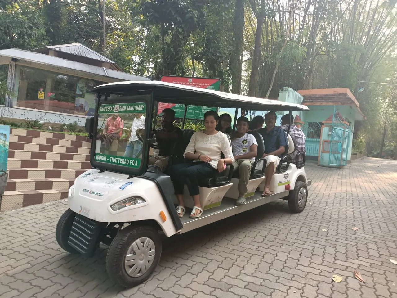 Buggy car at Thattekad Bird Sanctuary